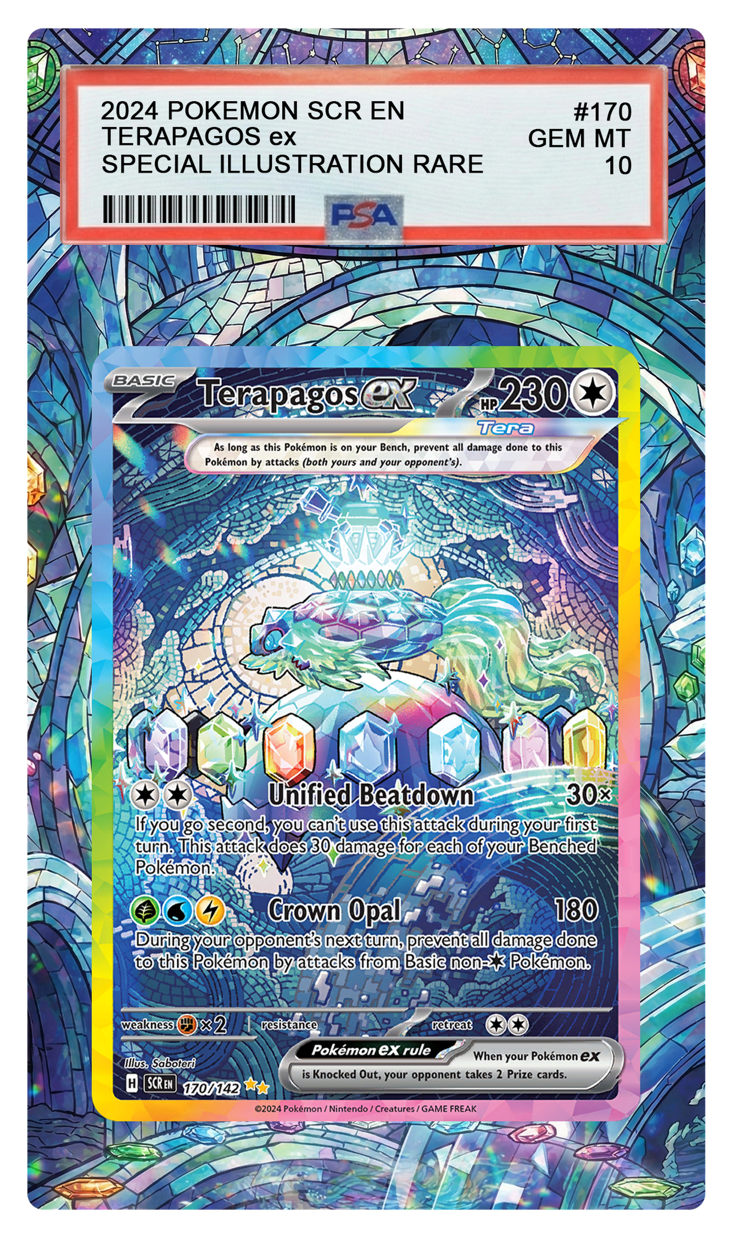 Terapagos ex - 170 SCR Custom Extended Aura