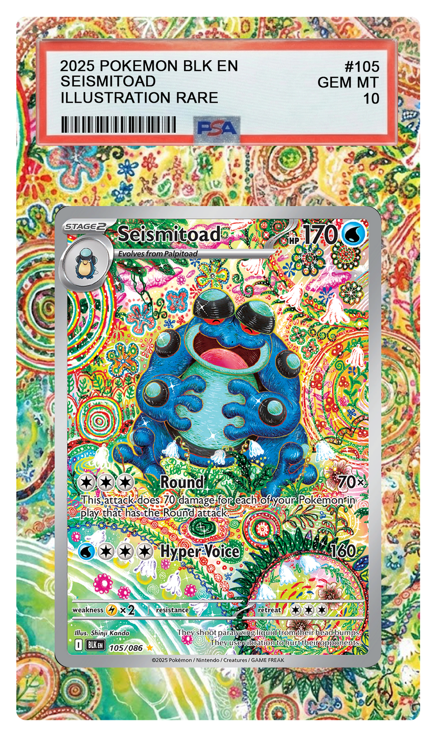 Seismitoad - 105 BLK Custom Extended Aura