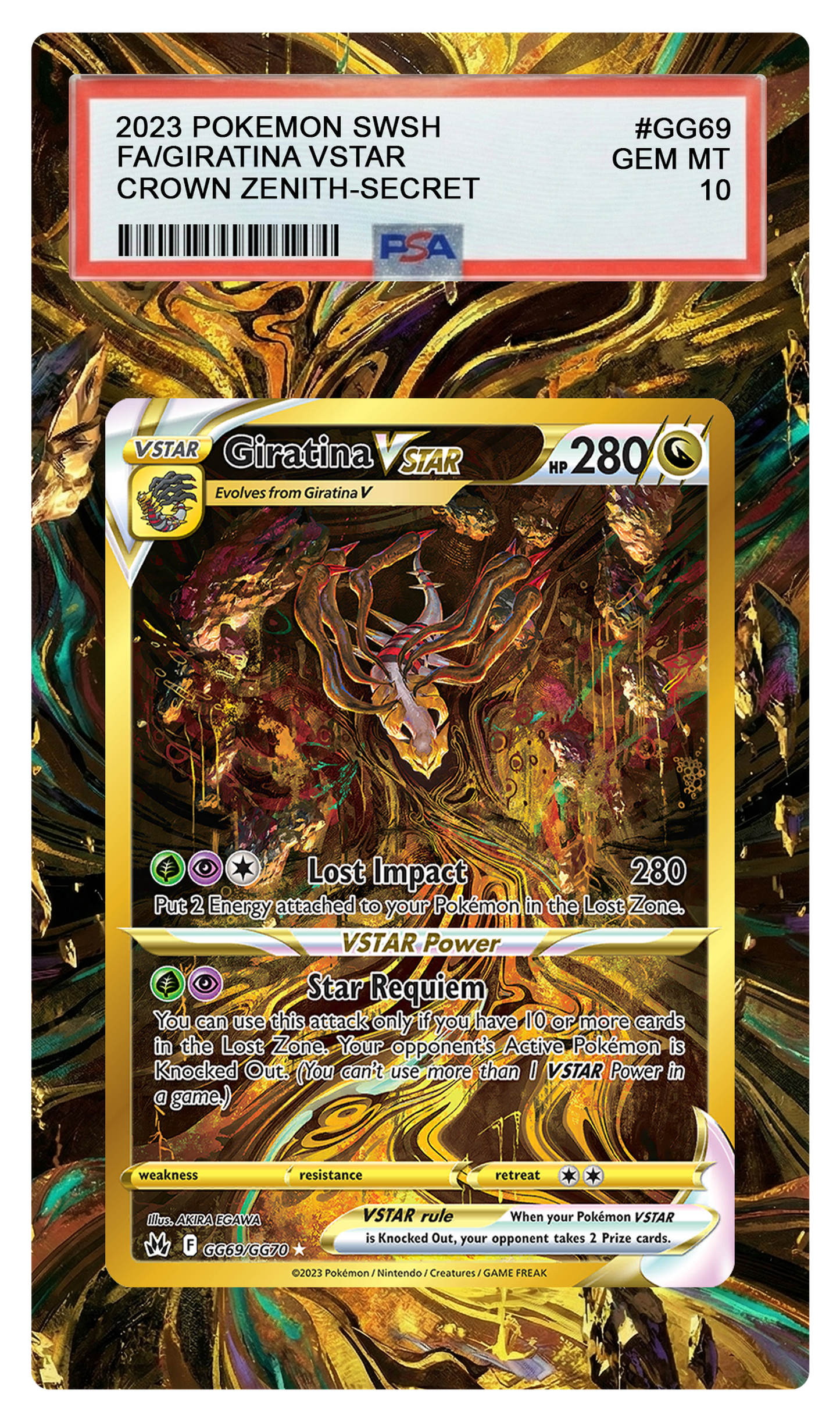 Giratina VSTAR - GG69 CRZ Custom Extended Aura