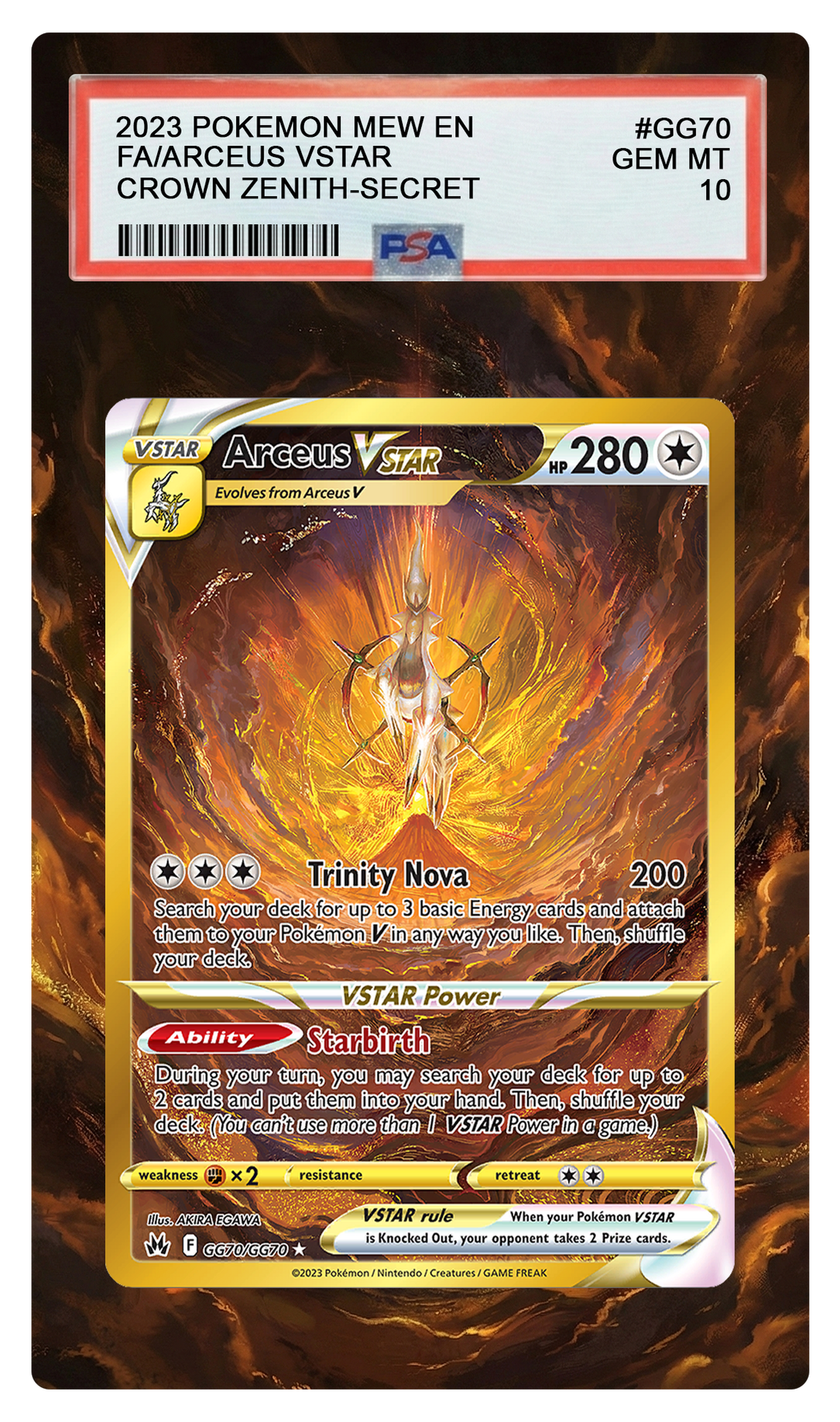 Arceus VSTAR - GG70 CRZ Custom Extended Aura