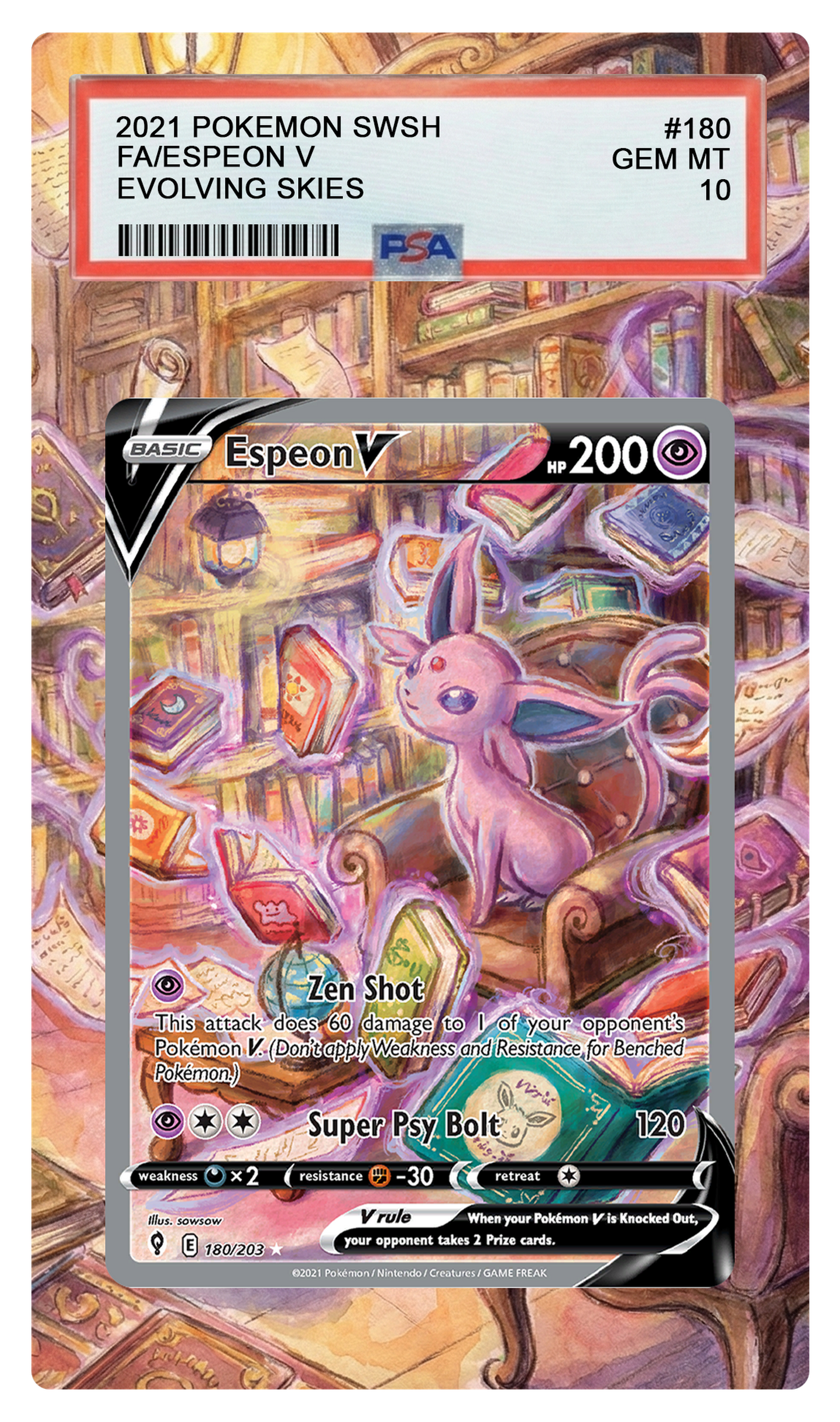 Espeon V - 180 EVS Custom Extended Aura