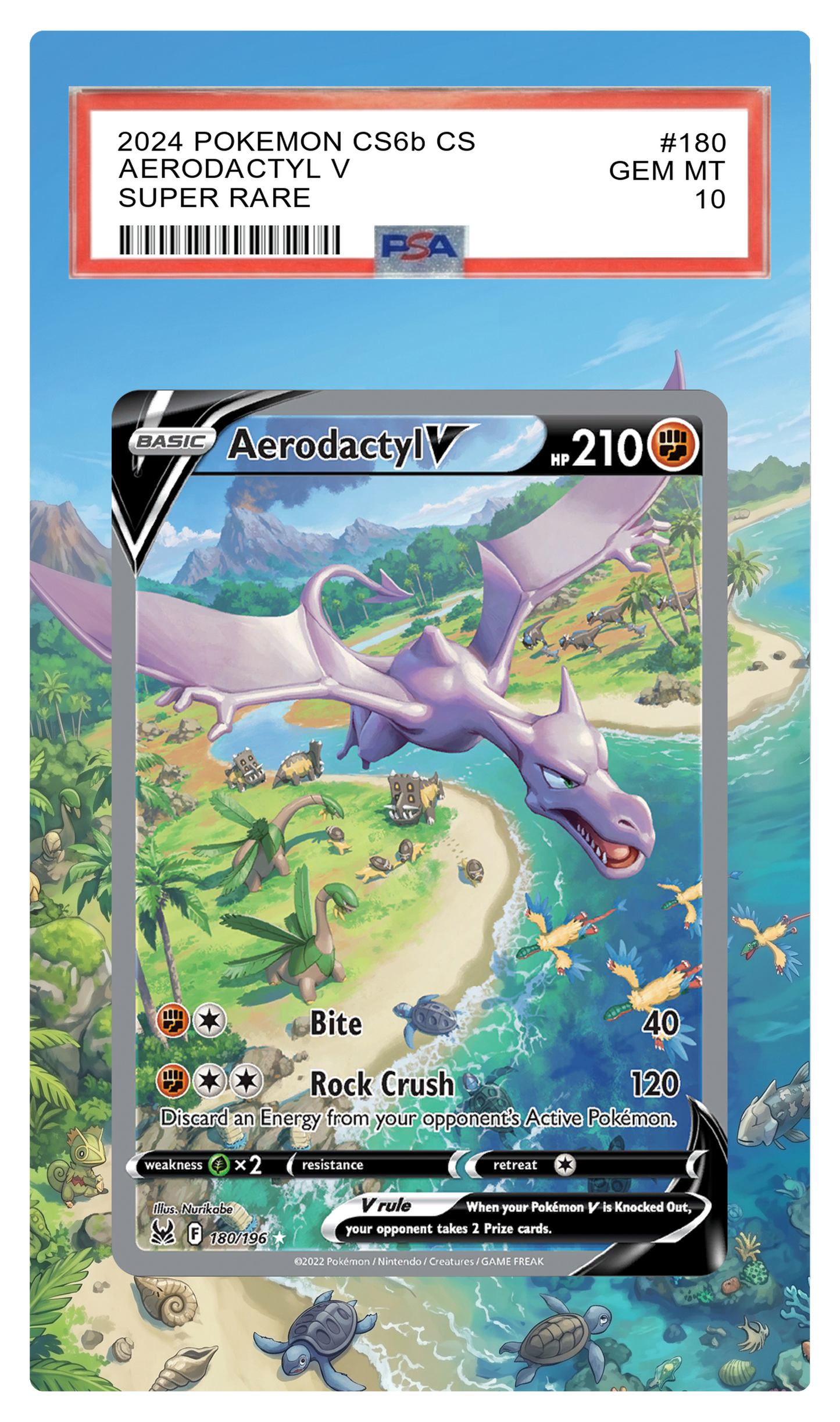 Aerodactyl V - 180 LOR Custom Extended Aura