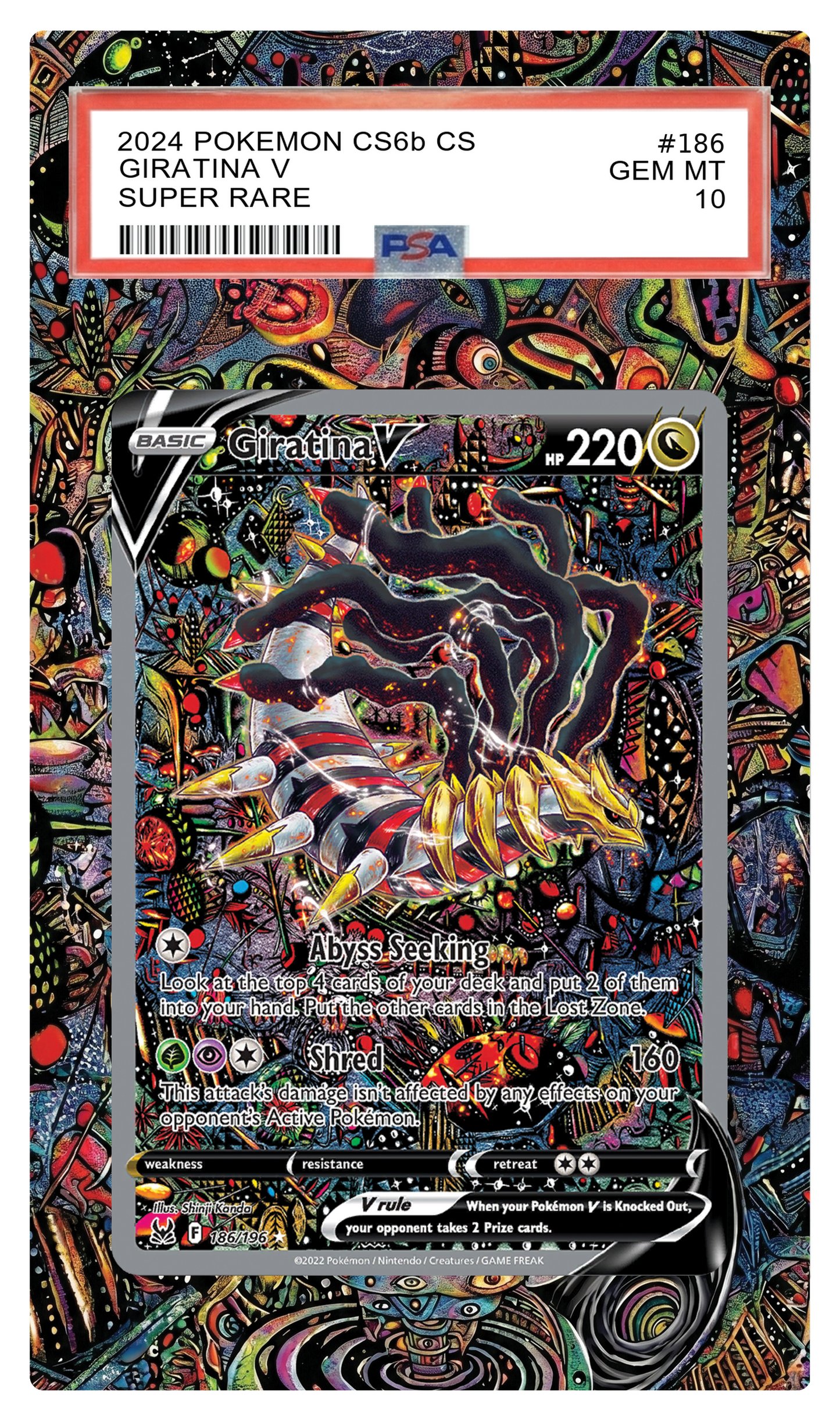 Giratina V - 186 LOR Custom Extended Aura