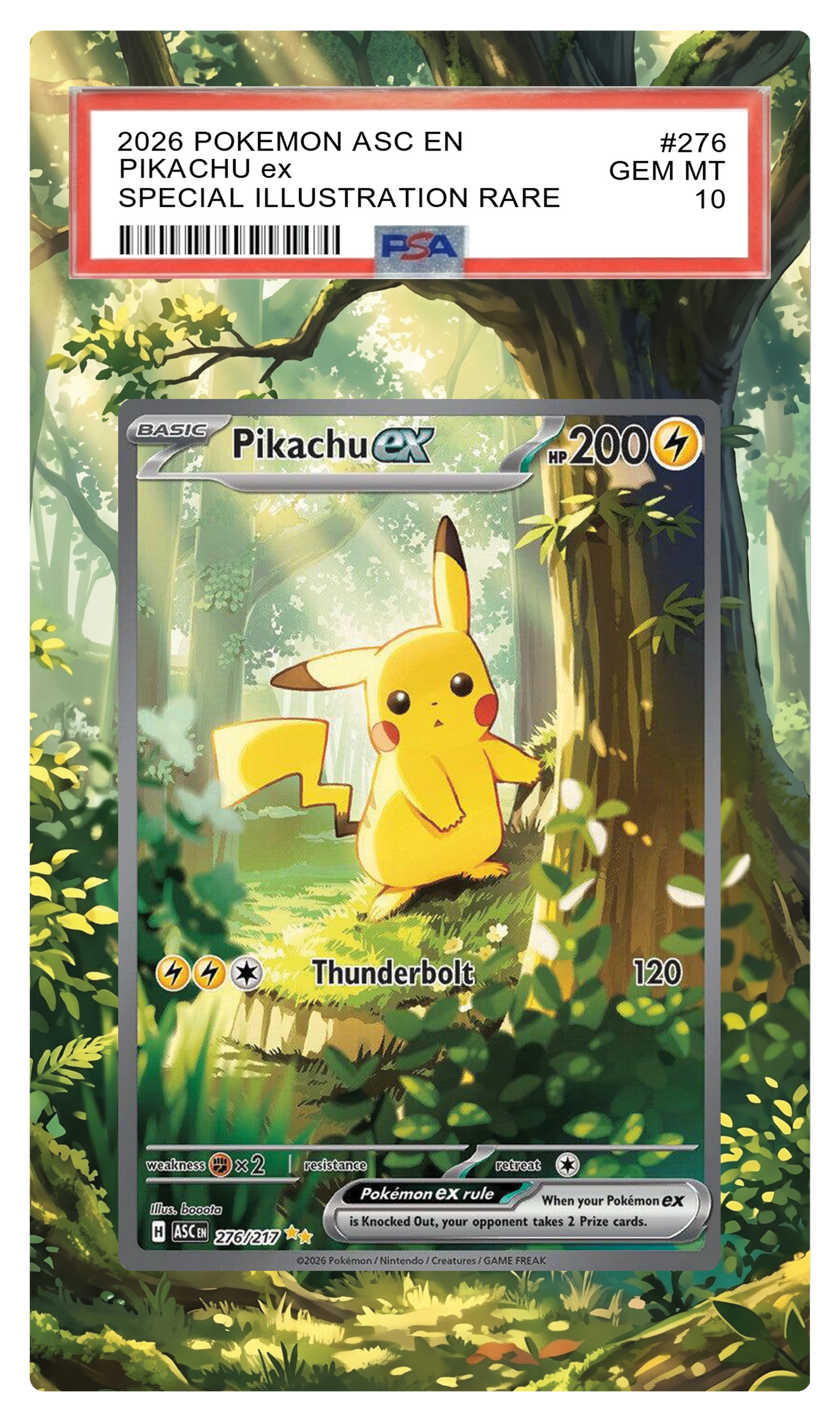 Pikachu ex - 276 ASC Custom Extended Aura