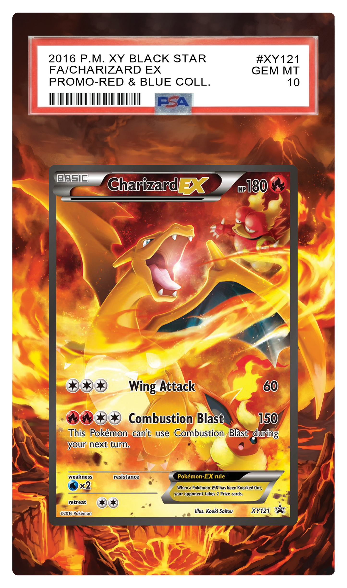 Charizard EX - 121 XY Custom Extended Aura