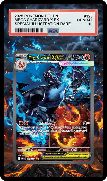 Mega Charizard X ex - 125 PFL Custom Extended Aura