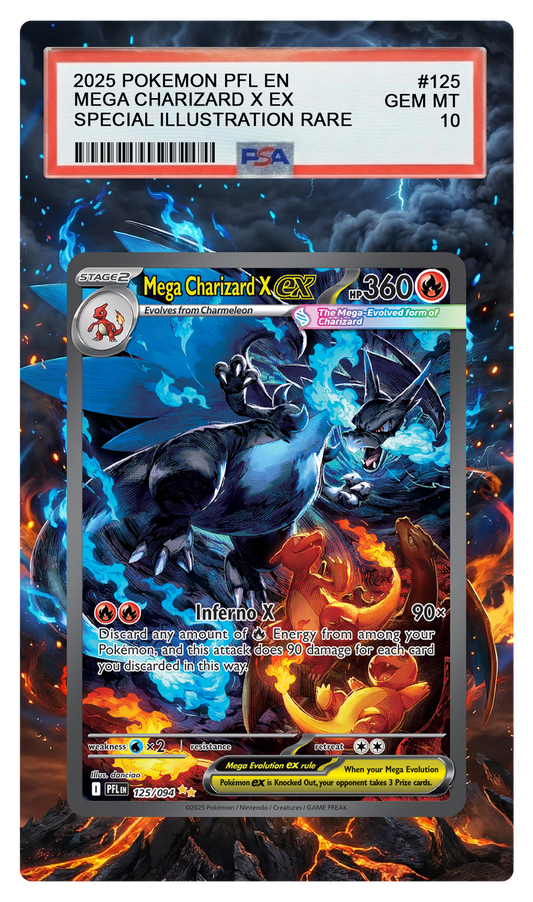 Mega Charizard X ex - 125 PFL Custom Extended Aura