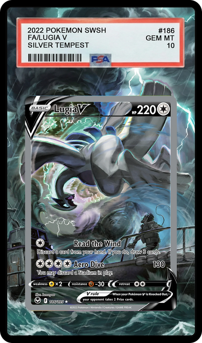 Lugia V - 186 SWSH12 Custom Extended Aura