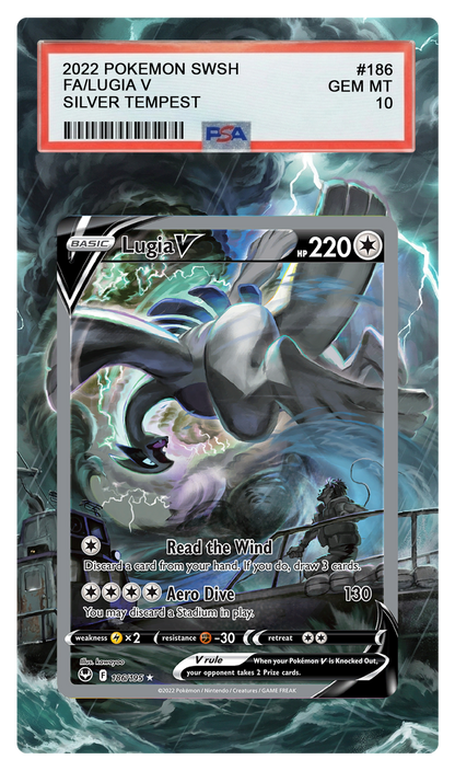Lugia V - 186 SWSH12 Custom Extended Aura