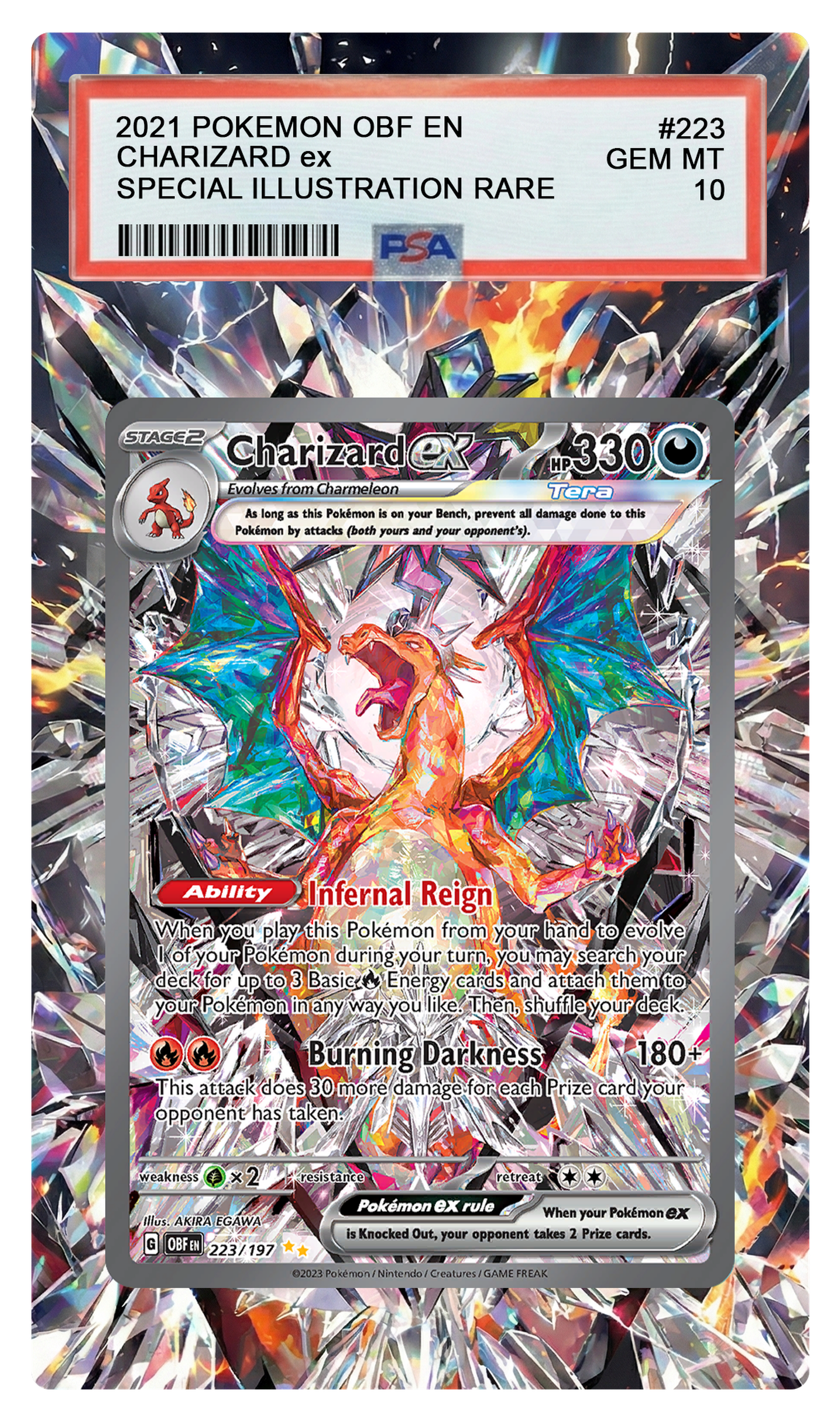 Charizard ex - 223 OBF Custom Extended Aura