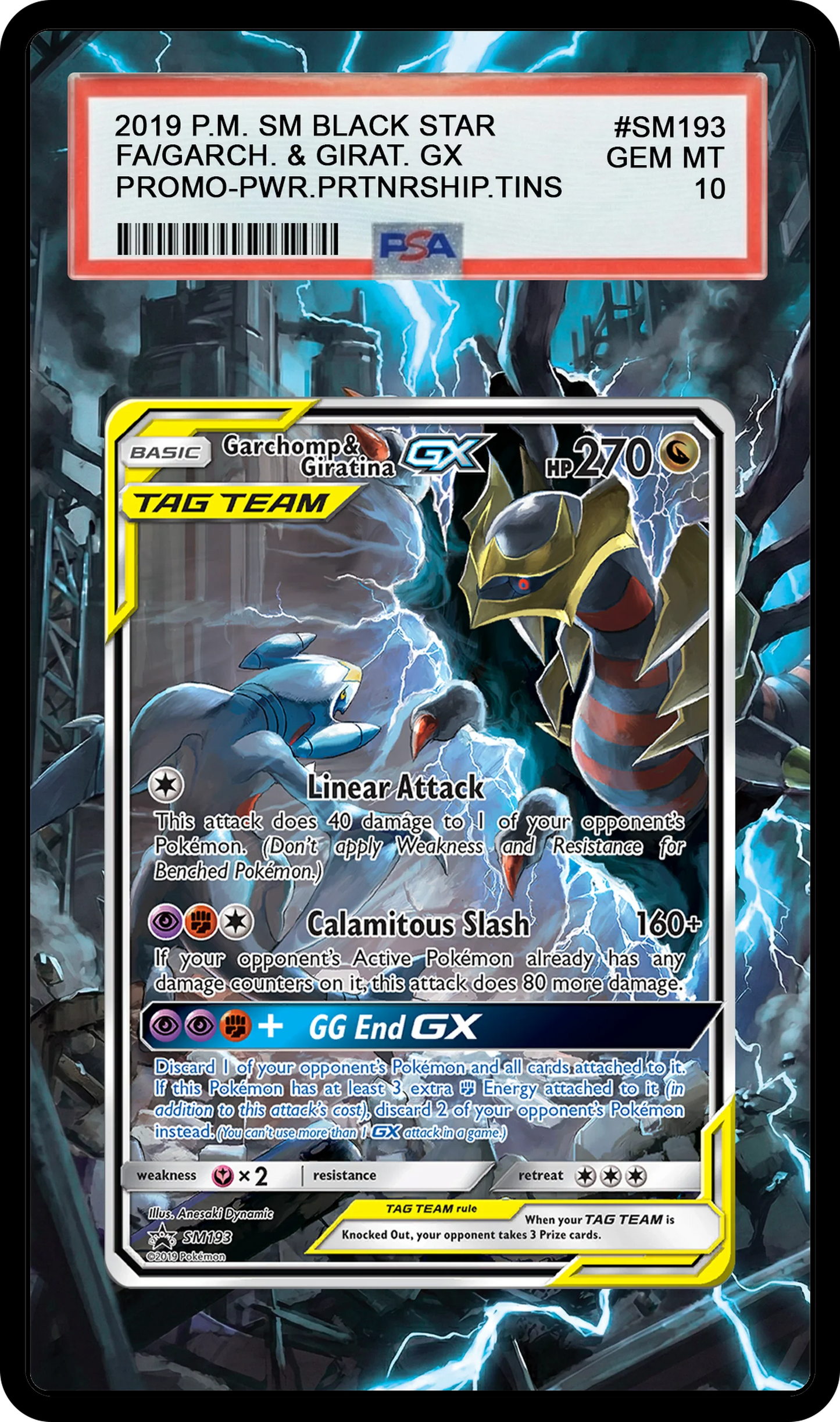 Garchomp & Giratina GX - SM193 Promo Custom Extended Aura