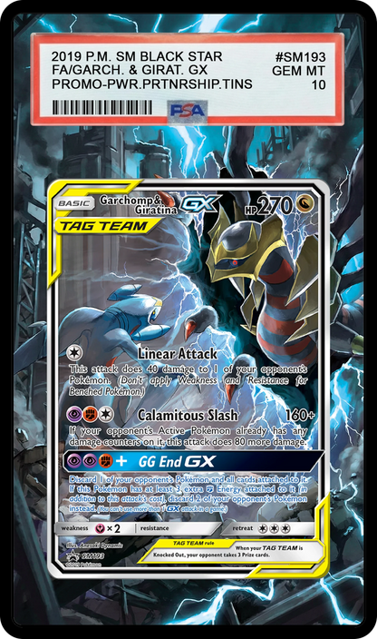 Garchomp & Giratina GX - SM193 Promo Custom Extended Aura