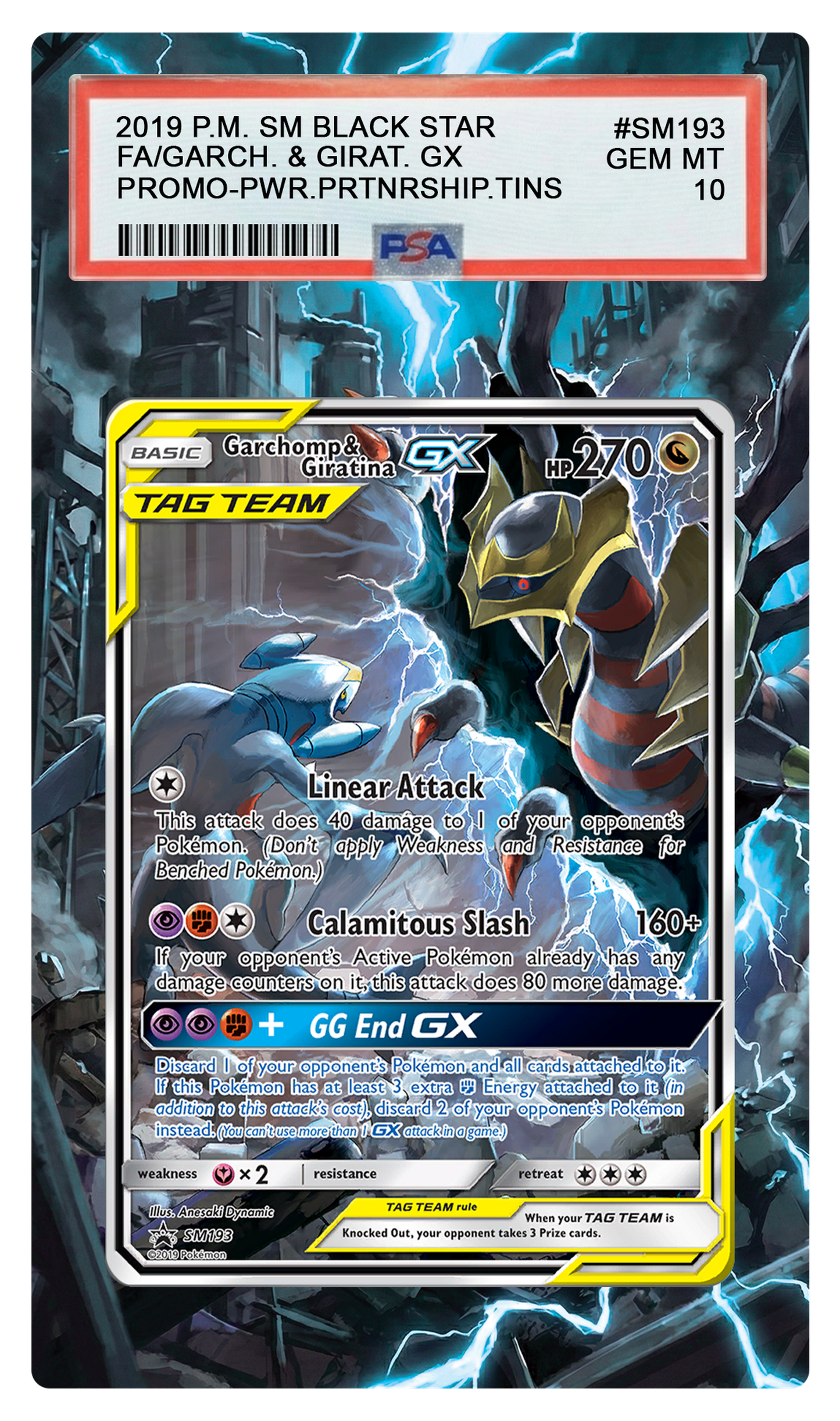Garchomp & Giratina ex - SM193 Promo Custom Extended Aura