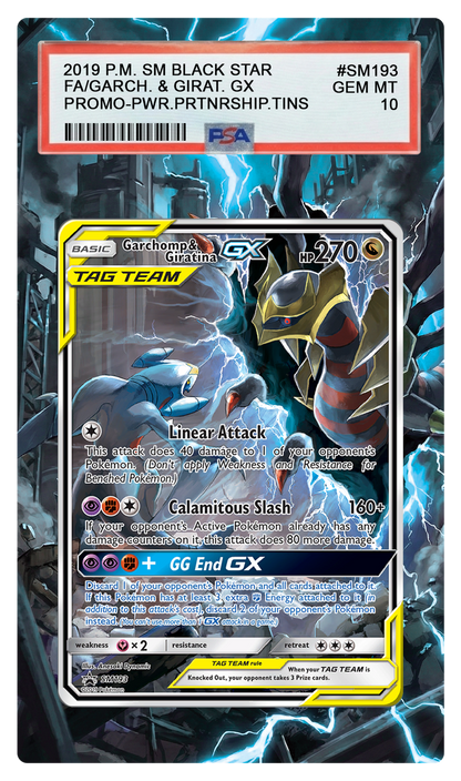 Garchomp & Giratina ex - SM193 Promo Custom Extended Aura
