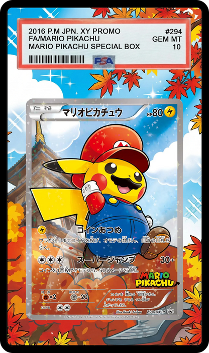 Mario Pikachu - 294XY Promo Custom Extended Aura
