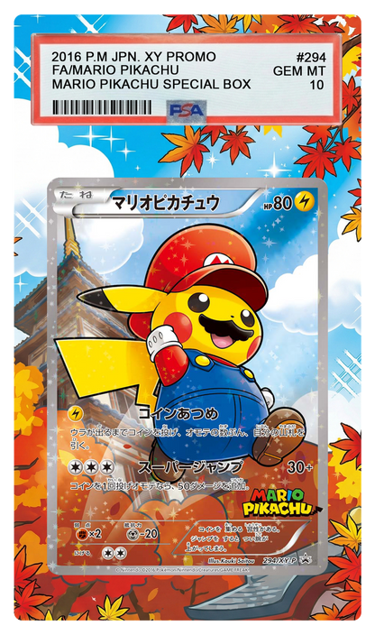 Mario Pikachu - 294XY Promo Custom Extended Aura