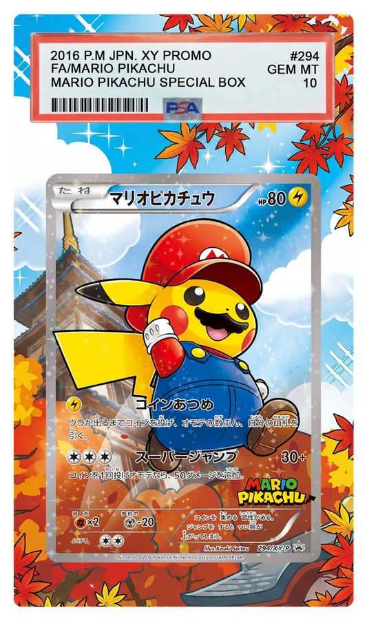 Mario Pikachu - 294XY Promo Custom Extended Aura