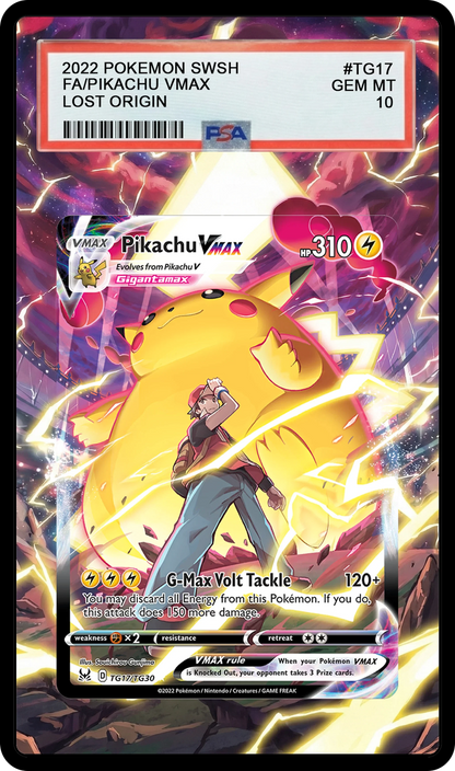 Pikachu VMAX - TG17 SWSH11 Custom Extended Aura