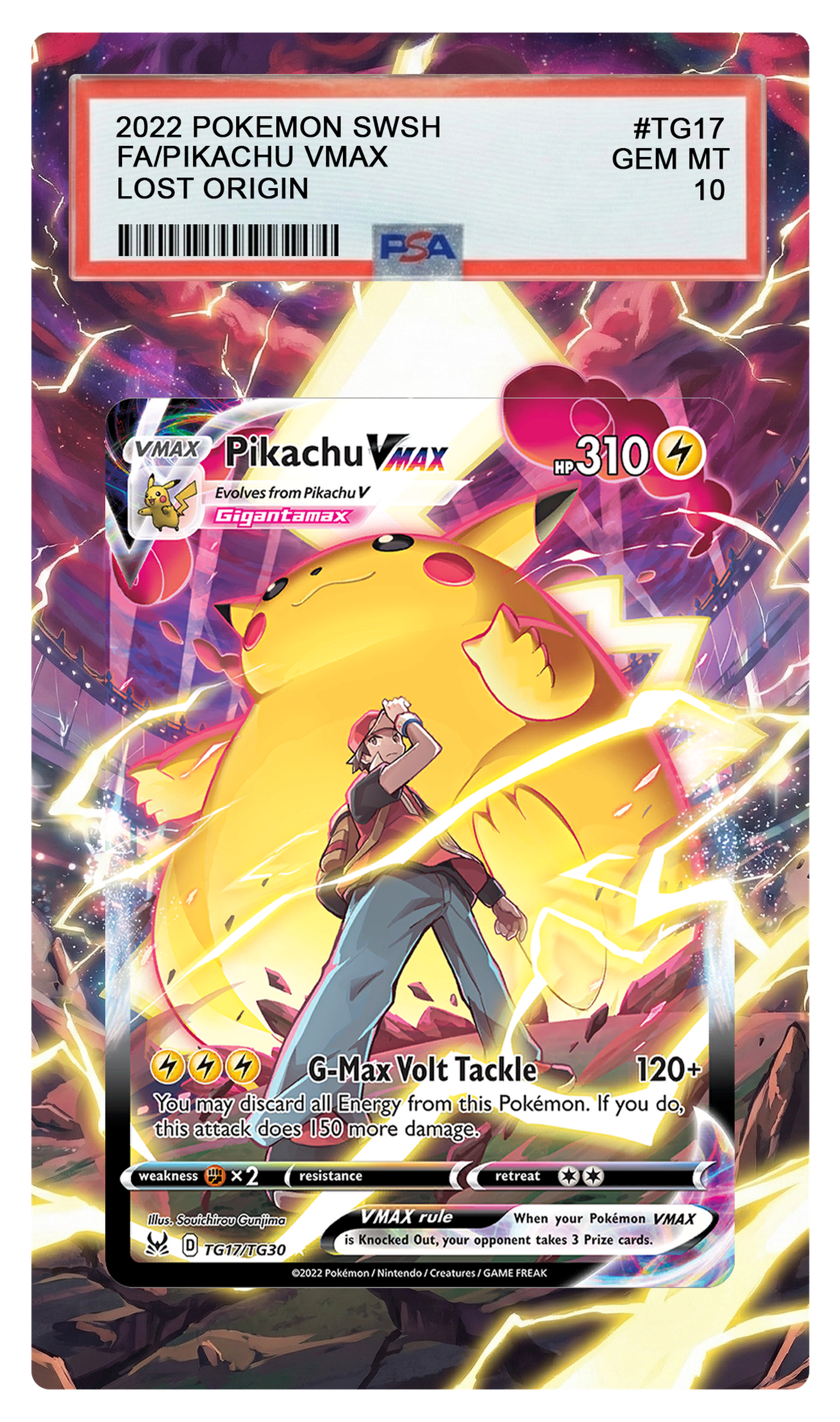 Pikachu VMAX - TG17 SWSH11 Custom Extended Aura
