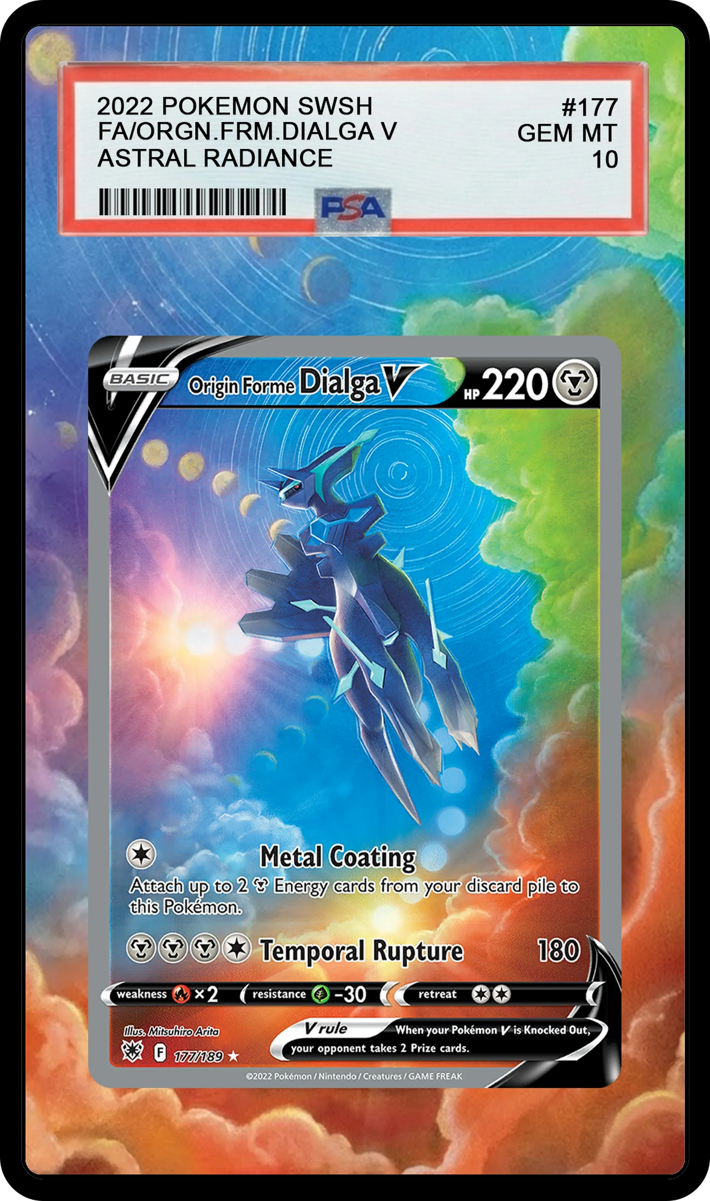 Origin Forme Dialga V - 177 ASR Custom Extended Aura