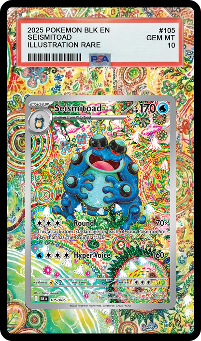 Seismitoad - 105 BLK Custom Extended Aura