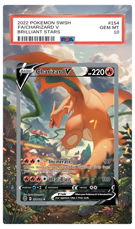 Charizard V - 154 BRS Custom Extended Aura