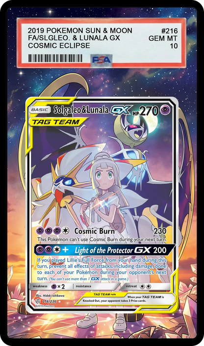 Solgaleo & Lunala GX - 216 CEC Custom Extended Aura
