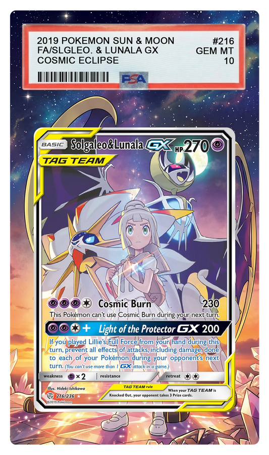 Solgaleo & Lunala GX - 216 CEC Custom Extended Aura