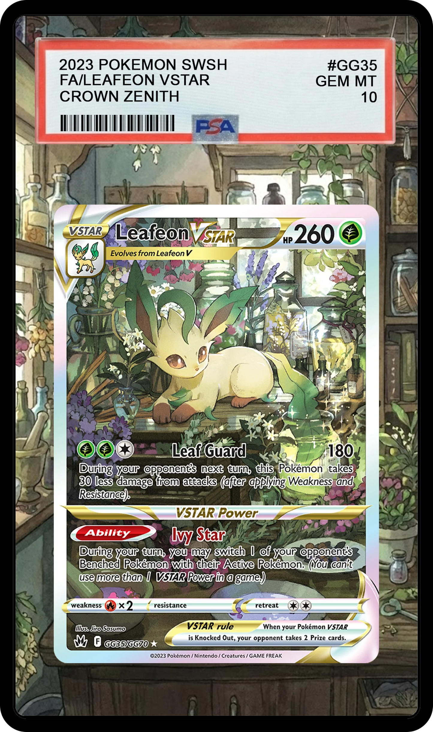 Leafeon VSTAR - GG35 CRZ Custom Extended Aura