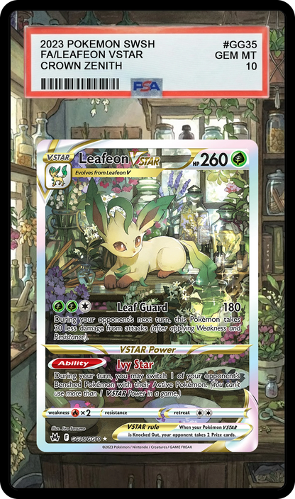 Leafeon VSTAR - GG35 CRZ Custom Extended Aura