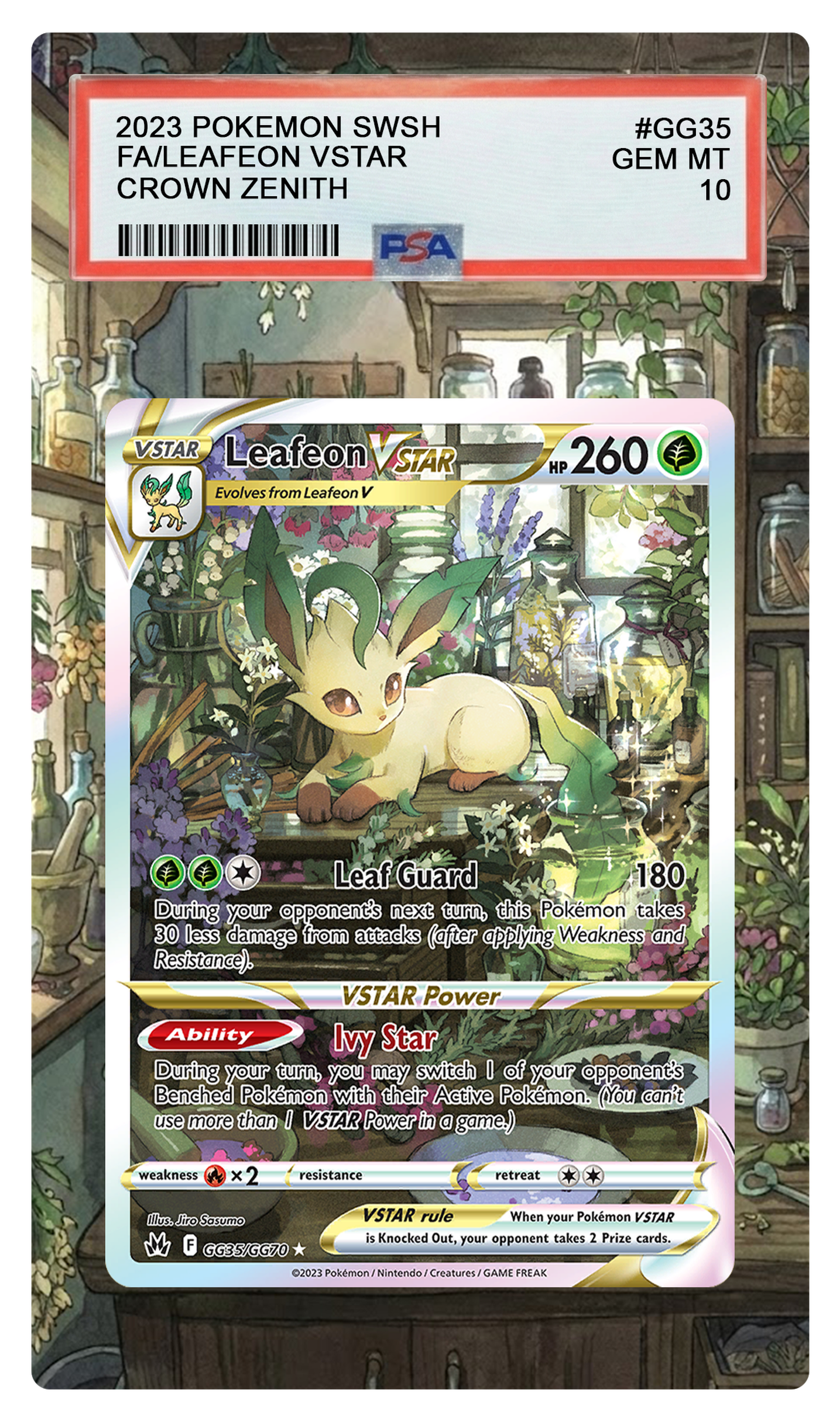 Leafeon VSTAR - GG35 CRZ Custom Extended Aura