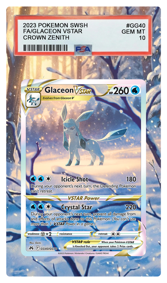 Glaceon VSTAR - GG40 CRZ Custom Extended Aura