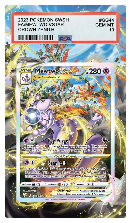 Mewtwo VSTAR - GG44 CRZ Custom Extended Aura