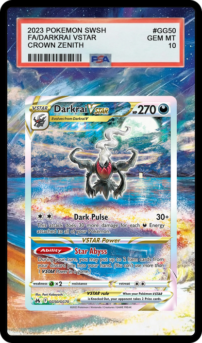 Darkrai VStar - GG50 CRZ Custom Extended Aura