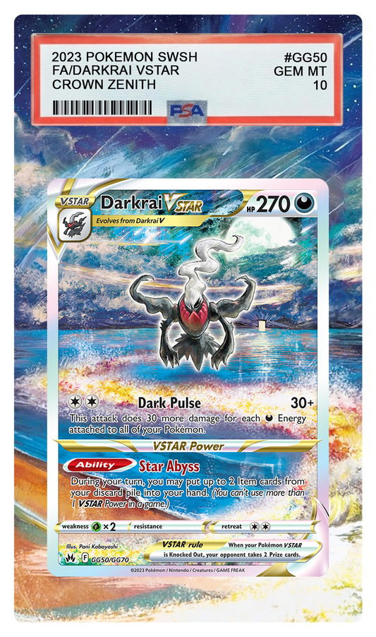 Darkrai VStar - GG50 CRZ Custom Extended Aura