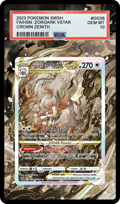 Hisuian Zoroark VSTAR - GG56 CRZ Custom Extended Aura