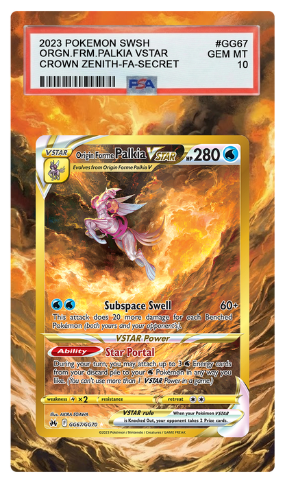 Origin Forme Palkia VSTAR - GG67 CRZ Custom Extended Aura