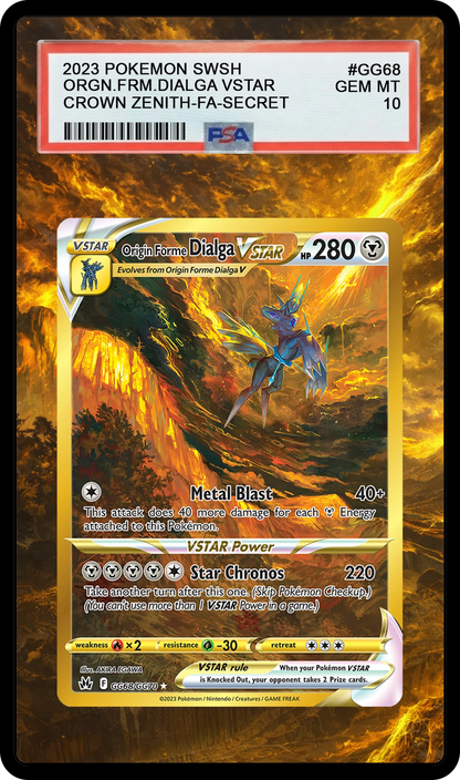 Origin Forme Dialga VSTAR - GG68 CRZ Custom Extended Aura