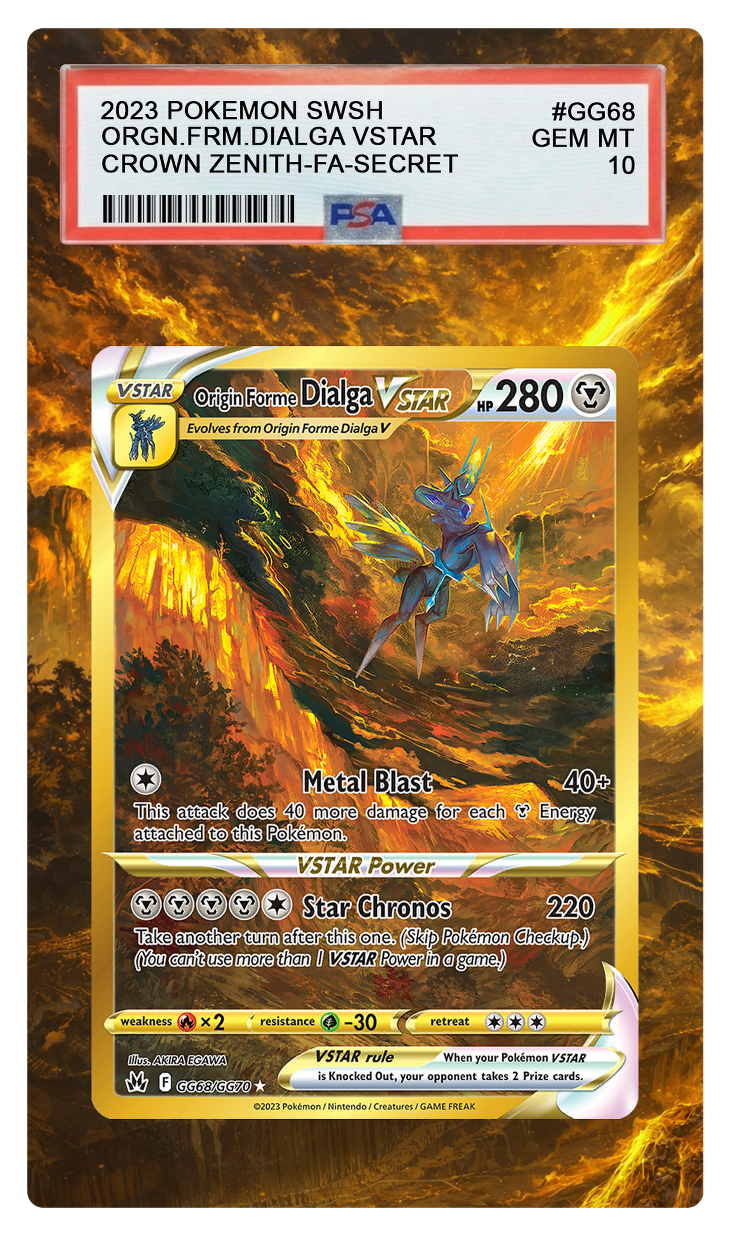 Origin Forme Dialga - GG68 CRZ Custom Extended Aura