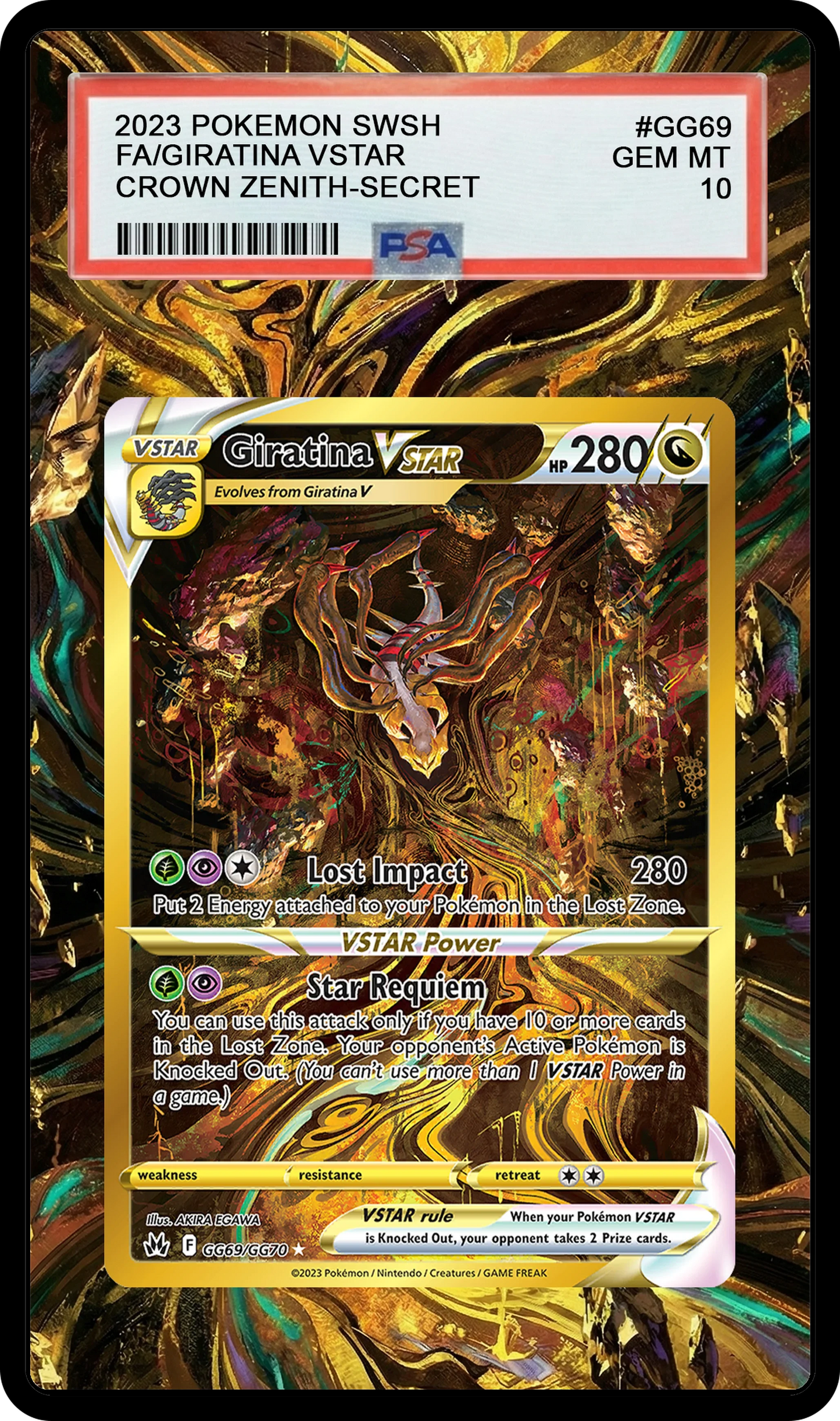 Giratina VSTAR - GG69 CRZ Custom Extended Aura
