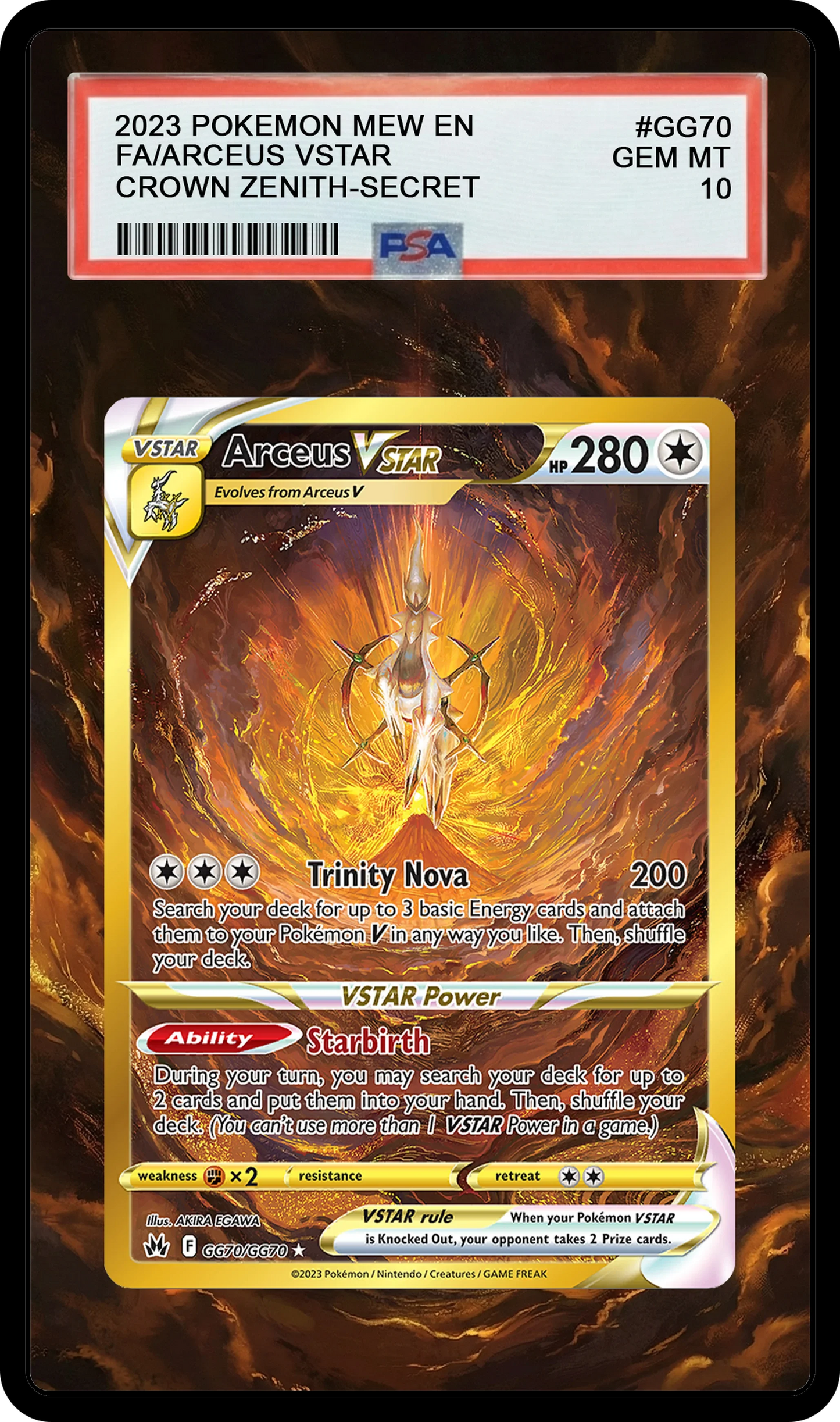 Arceus VSTAR - GG70 CRZ Custom Extended Aura