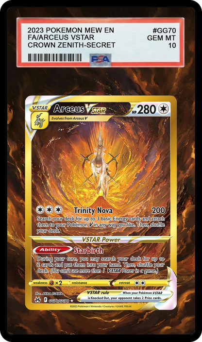 Arceus VSTAR - GG70 CRZ Custom Extended Aura