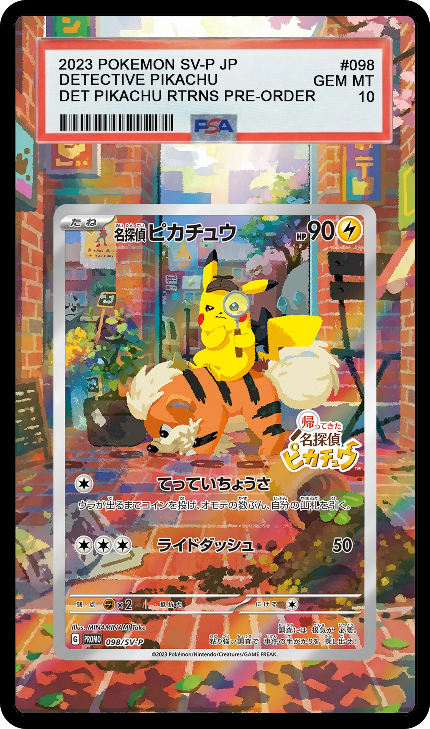 Detective Pikachu - 98/SV-P Promo Custom Extended Aura