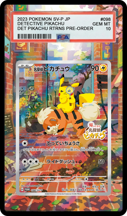 Detective Pikachu - 98/SV-P Promo Custom Extended Aura