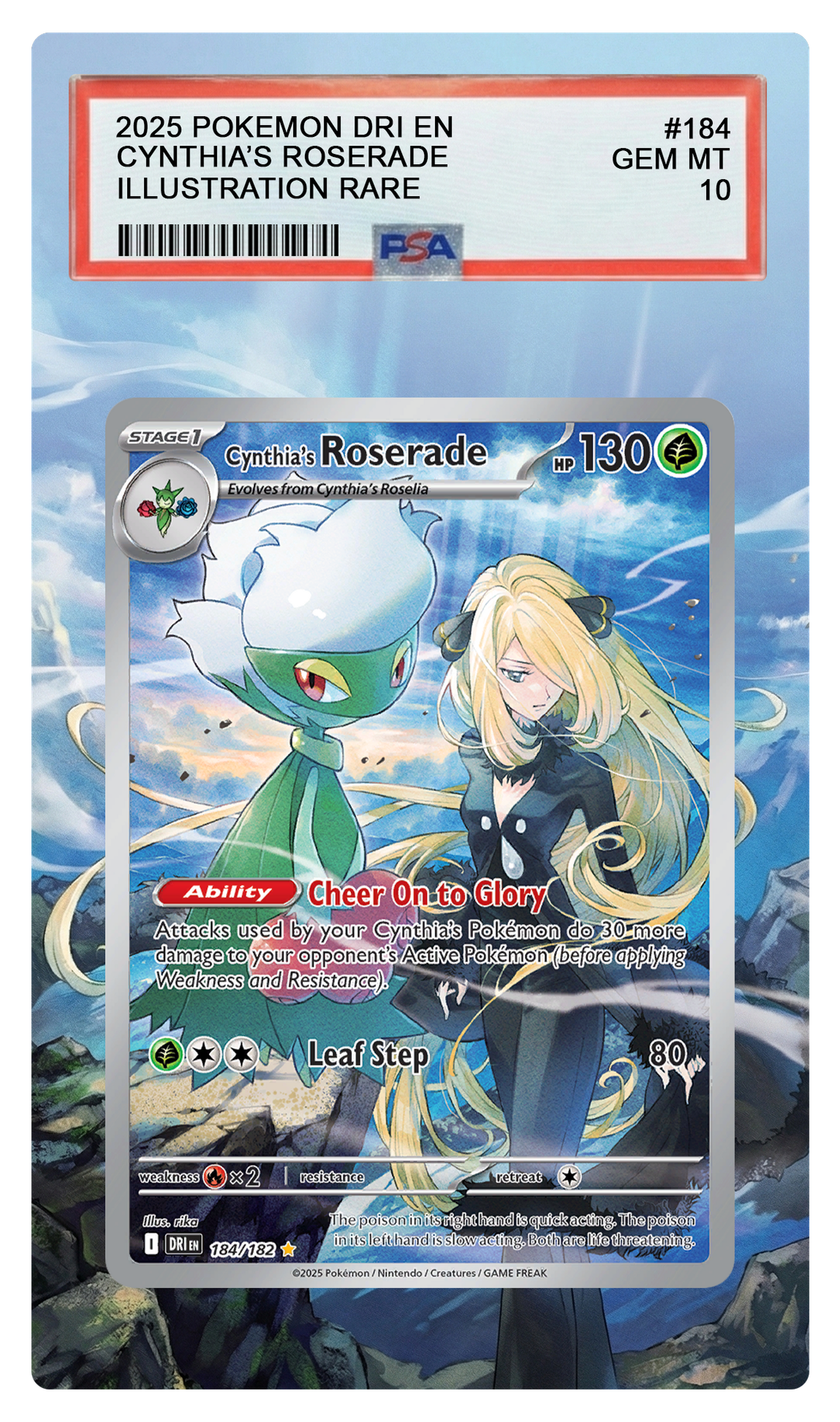 Cynthia's Roserade - 184 DRI Custom Extended Aura