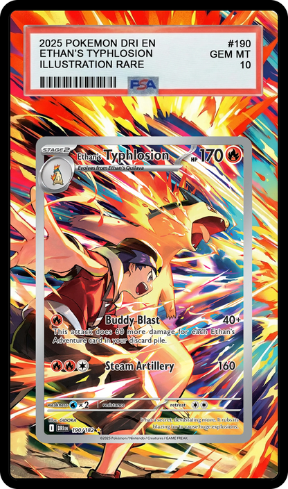 Ethan's Typhlosion - 190 DRI Custom Extended Aura