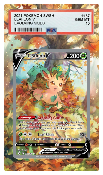 Leafeon V - 167 EVS Custom Extended Aura