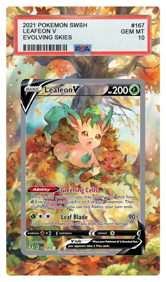 Leafeon V - 167 EVS Custom Extended Aura