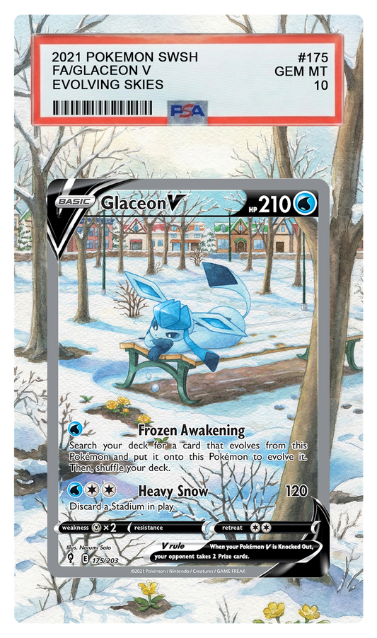 Glaceon V - 175 EVS Custom Extended Aura