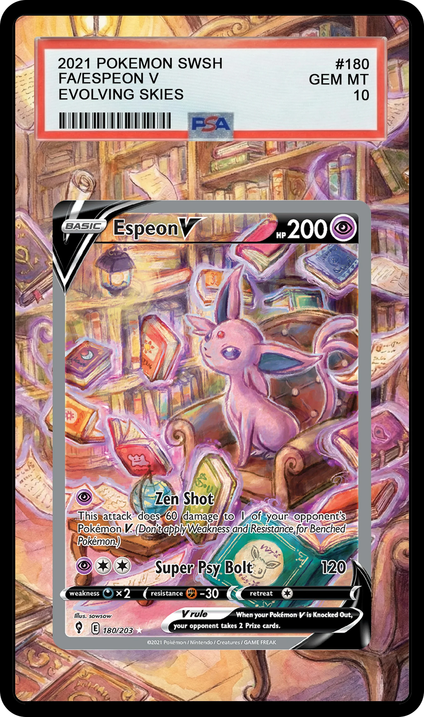 Espeon V - 180 EVS Custom Extended Aura